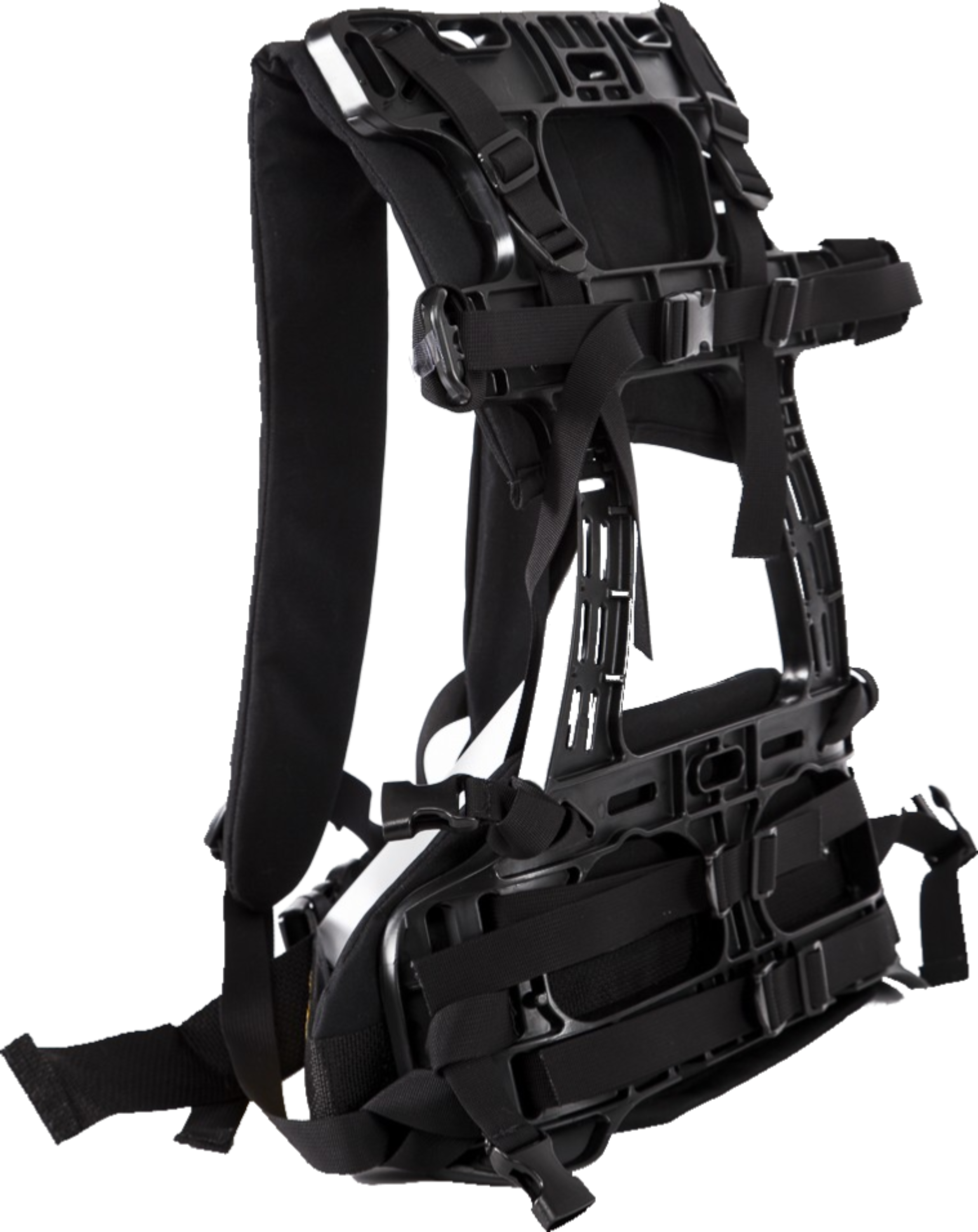 PORTABLE WINCH Ergonomisch geformtes Rucksackgestell für Transportkoffer (PCA-0102) / Seiltasche (PCA-0103)