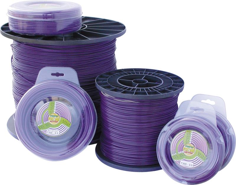 ACTIVE Fil nylon rond Ø 2.4 mm Platino 100 m, 0.5 kg