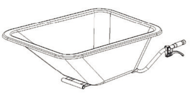 FORT Mulde Kunststoff 160 L