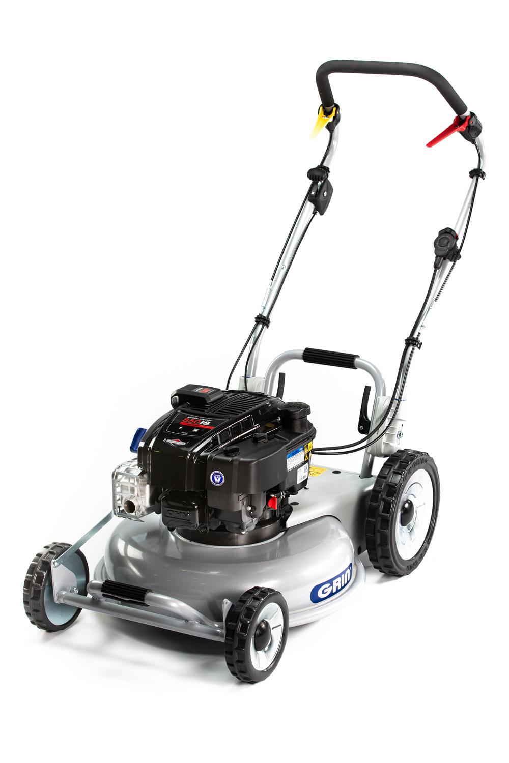 GRIN Tondeuse profi avec traction de roues 53cm B&S 850E 4 temps 190cm³ avec démarrage électrique INSTART® GRIN Tondeuse profi avec traction de roues 53cm B&S 850E 4 temps 190cm³ avec démarrage électrique INSTART®