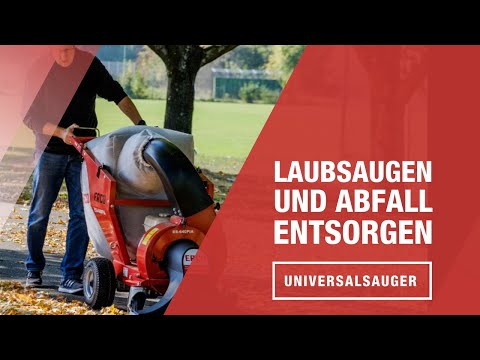 ERCO Laubsauger PIA Hydrostat Honda GX160 mit Rolling Bag System