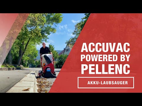 ERCO ES-643P Aspirateur à feuilles, tracté et à batterie powered by PELLENC