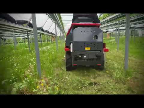 OREC RM600W Faucheuse-débroussailleuse autoportée avec deux bras déportables interceps 71-116cm, Kawa FS541V