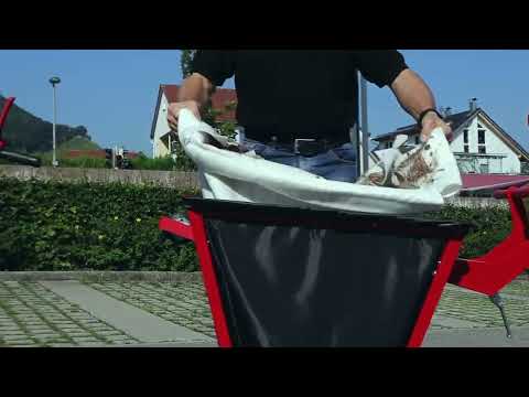 ERCO Aspirateur à feuilles tracté silencieux Honda GX160 avec système de sacs roulants