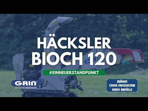 GRIN Broyeur de branches pro sur chenilles BIOCH120 CROSS, Ø des branches -120mm, B&S Vanguard 23CV